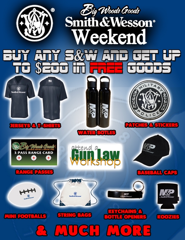 Free goods with any S&W Purchase